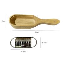 Cheese Grater Round Cheese Slicer Cheese Shaver Manual Chocolate Scrap Grater beige