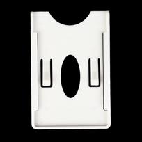 Car  Card Holder For Windshield Glass Tag Id Ic Card Holder Card Sleeve 2(suction cup) white