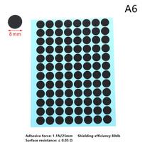 Black Conductive Rubber Pads Diameter 1.5/2/3.5/7/8/9MM IR Remote Control Keypad Repair Kit Conductive Rubber Buttons white