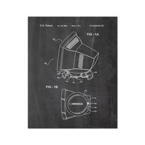 Kompiuterių patentai Vintažiniai plakatai ir spaudiniai Retro brėžinio meno drobės tapyba Biuro sienos paveikslai Dekoracija Geek dovana 50X70cm No Framed black