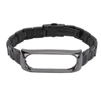 Replacement Strap for Xiaomi Mi Band 6 SmartWatch Bands Metal Replacement Band Bracelet Black black