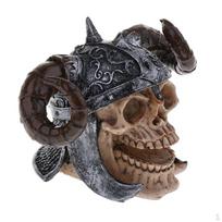 5 Choice Aquarium Tortoise Terrarium Skull 1 black
