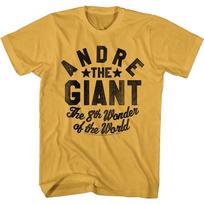 Andre The Giant Pasaulio 8-asis Stebuklas WWE Imtynių Legenda Vyriški marškinėliai Unisex marškinėliai XXL black