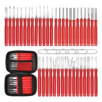 Universal  Car Terminal Pin Extractor Separator Tool Set For Precise And Damage Proof Wire Disassembly raudona