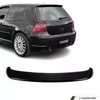 R32 išvaizdos Spoileris ant Bagažinės dangčio skirtas VW Golf MK4 hečbekui, juodas blizgus