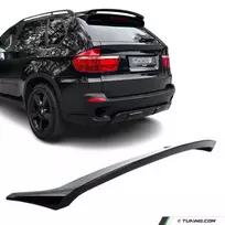 HM stiliaus Spoileris virš bagažinės skirtas BMW E70 X5 (07-14), juodas blizgus
