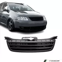 Priekinės grotelės be ženkliuko skirtos VW Caddy 2K / Touran 1T, juodos