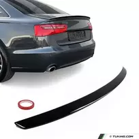 Bagažinės dangčio Spoileris skirtas Audi A6 C7 / S6 C7 (11-18), juodas blizgus