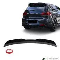 Spoileris ant galinio dangčio skirtas VW Golf MK6 / MK7, blizgus juodas