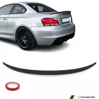 Performance Spoileris ant Bagažinės skirtas BMW E82, juodas blizgus