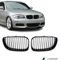 Priekinės grotelės skirtos BMW E81 / E82 / E87 / E88, juodos