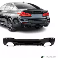Performance galinio bamperio Difuzorius skirtas BMW G30 / G31, juodas blizgus