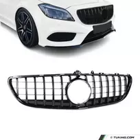 Priekinės grotelės tinkančios Mercedes-Benz CLS C218 (14-18), juodos