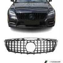 Priekinės grotelės tinkančios Mercedes-Benz CLS C218 (11-14), juodos