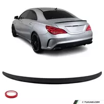 Galinio dangčio Spoileris skirtas Mercedes CLA C117 (W117), juodas blizgus