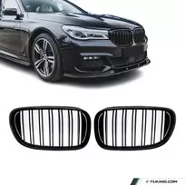 Performance priekinės Grotelės skirtos BMW G11 / G12 (15-19), Dvigubos, juodos blizgios