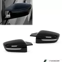 M look Veidrodėlių Dangteliai, komplektas skirtas BMW G11, G12, G15, G20, G22, G30, juodi blizgūs