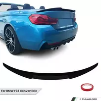 M4-style Bagažinės Spoileris skirtas BMW F33 / F83, juodas blizgus