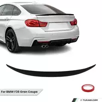 Performance Bagažinės Spoileris skirtas BMW F36 Gran Coupe, juodas blizgus