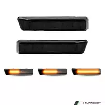 Dinaminiai LED Posūkiai ant sparnų, komplektas skirtas BMW E36 / X5 E53, tamsinti