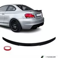 M4-style Spoileris ant Bagažinės skirtas BMW E82, juodas blizgus
