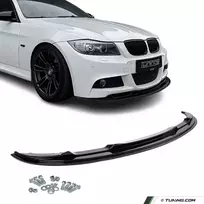 WR Priekinis Pažeminimas skirtas BMW E90 / E91 LCI M-Pack, juodas blizgus - SUSTIPRINTA VERSIJA