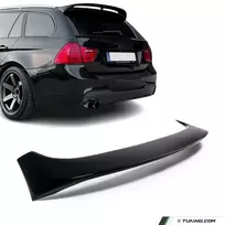 F-PERFORMANCE galinio dangčio Spoileris tinkantis BMW E91 Touring (05-11), juodas blizgus