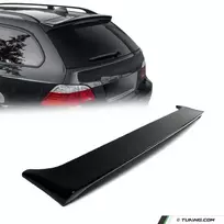 H style Spoileris ant Bagažinės Dangčio skirtas BMW E61 Touring, juodas blizgus