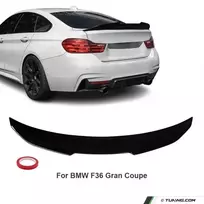 PSM style Bagažinės Spoileris skirtas BMW F36 Gran Coupe, juodas blizgus