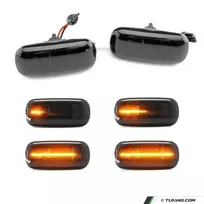 LED Dinaminiai Posūkiai ant sparnų, komplektas skirtas Audi A3 / A4 / A6, tamsinti