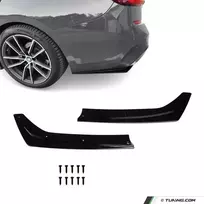 WR Galinio Bamperio Spliteriai, komplektas skirtas BMW G20 / G21 (18-22), juodi blizgūs