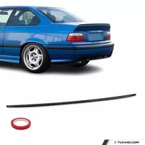 M3 style Spoileris ant Bagažinės dangčio, skirtas BMW E36 Sedan / Coupe / Cabrio, juodas blizgus