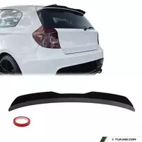 Spoileris / Stogelis ant bagažinės dangčio skirtas BMW E81 / E87, juodas blizgus