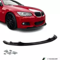 WR Priekinis Pažeminimas skirtas BMW E92 / E93 LCI (10-13) su M-Pack bamperiu, juodas blizgus - SUTVIRTINTA VERSIJA