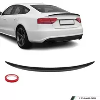 Spoileris ant Bagažinės Dangčio skirtas Audi A5 B8 Sportback (09-16), juodas blizgus