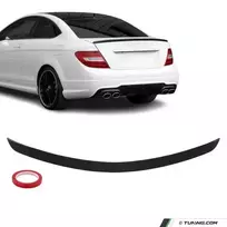 Spoileris ant Bagažinės dangčio, skirtas Mercedes C204 coupe (11-15), juodas blizgus
