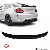 PSM style Spoileris ant Bagažinės skirtas BMW F22 / F23 / F87, juodas blizgus