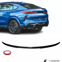 X6M išvaizdos Spoileris ant Bagažinės dangčio skirtas BMW X6 G06 / F96, juodas blizgus