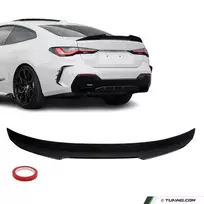 PSM style Spoileris ant Bagažinės skirtas BMW G22 / G82 Coupe, juodas blizgus