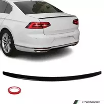 Spoileris ant Bagažinės dangčio skirtas VW Passat B8 (15-22) sedan, juodas blizgus