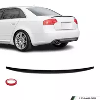 Bagažinės dangčio Spoileris tinkantis Audi A4 B7 (05-08), juodas blizgus