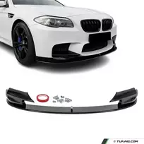 Performance Priekinis Pažeminimas skirtas originaliam BMW F10 M5 bamperiui, juodas blizgus