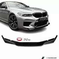 RK-style Priekinis Pažeminimas skirtas originaliam BMW F90 M5 PRE-LCI (18-20) bamperiui, juodas blizgus