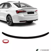 VR Spoileris ant Bagažinės skirtas Skoda Octavia MK4 (20-), juodas blizgus