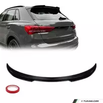 MX Spoileris ant Bagažinės Dangčio skirtas Audi Q3 F3 (18-26), juodas blizgus