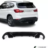 Aero Galinio Bamperio Difuzorius skirtas BMW X1 F48 (15-22) standartinei versijai, juodas blizgus