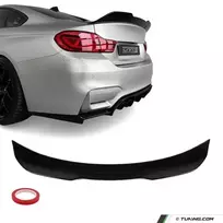 PSM EVO style Spoileris ant Bagažinės skirtas BMW M4 F82 Coupe, juodas blizgus