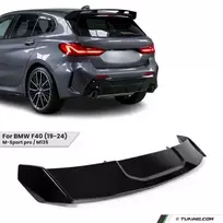 Performance galinio dangčio Spoileris skirtas BMW F40 (M-Sport Pro / M135), juodas blizgus