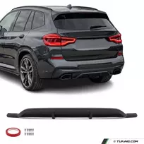 MX Galinio Bamperio Difuzorius skirtas BMW X3 G01 PRE-LCI (18-21) su M-Pack, juodas blizgus