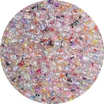 4mm Water Drop Colorful Glass Millet Beads Handmade Diy Jewelry Materials Loose Beads Accessories Package Hanging Necklace Strings Beads Nice Beads About 110Pcs gray